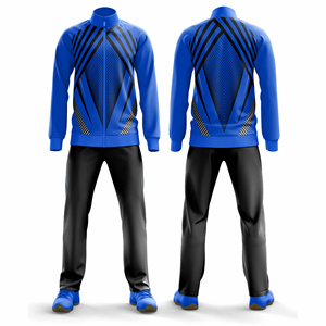 Chaqueta y Pantalón Deportivos con Logotipo Personalizado, Ropa Deportiva para Hombre, Mujer y Jóvenes, Traje de Entrenamiento, Chándal Transpirable 100% Poliéster - Product Image 3
