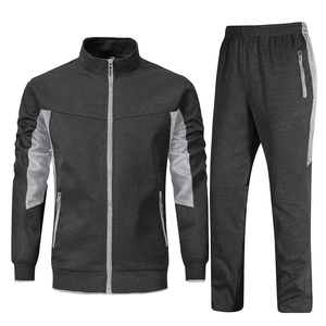 Chaqueta Deportiva de Invierno Ecológica para Hombre, Estilo Hip Hop, con Cierre, Diseño de Bloques de Color, Ligera, de Poliéster/Algodón, Informal - Product Image 1
