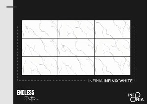 Vente en gros de meilleurs carreaux modernes en céramique émaillée d'aspect marbre en porcelaine de Carrare blanche carreaux de mur brique réfractaire pour le salon - Product Image 2