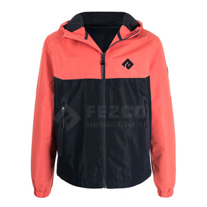 Chaqueta Cortavientos Ligera de Invierno para Hombre, Estilo Casual, Cuello Alto, Impermeable, con Cremallera y Capucha, Ecológica, de Nailon/Poliéster - Product Image 1