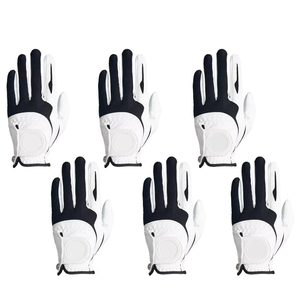Material de cuero transpirable cómodos GUANTES DE Golf 100% cuero genuino suave piel de oveja antideslizante partícula guantes de golf para hombres - Product Image 1