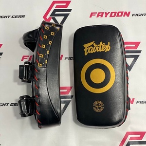 New Design kickboxing Training Equipment Fairtex Black Customized Kick <b>Shield</b> Kickboxing Shock Absorbing Boxing MMA Kick Pads - Product Image 1