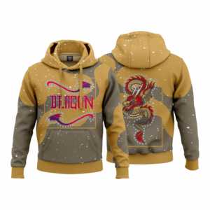 Sudadera Personalizable para Hombre para Invierno, Estilo Urbano Holgado de Poliéster, Diseño con Cremallera y Estampado Completo para Sublimación - Product Image 4