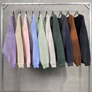 เสื้อสเวตเตอร์ปักลายพัฟไซส์ใหญ่พิเศษใส่ได้ทั้งชายและหญิงเสื้อสเวตเตอร์ผ้าฟลีซซักในฤดูหนาวเสื้อสวมหัวคอลูกเรือออกแบบได้ตามต้องการ - Product Image 5