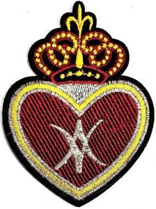 Écusson de broderie thermocollant en chenille personnalisé lettres en forme de cœur à sequins en cuir et tissé de fruits bon marché pour vêtements chaussures sacs pour chapeaux - Product Image 5