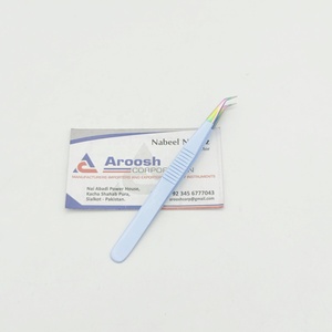 ขนตาปลอมสแตนเลสแบบหลายปลาย45องศาสีฟ้าสำหรับเด็กปรับแต่งโลโก้ได้ตามต้องการ - Product Image 4