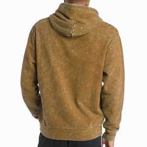 Sweat-shirts pour hommes en gros, lavage à l'acide, hiver, 100% coton, polaire, impression numérique, logo personnalisé, service OEM, sweat-shirts pour hommes pour la vente en ligne - Product Image 4