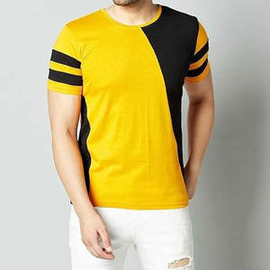 T-shirt pour hommes à manches courtes avec impression de logo personnalisée pour adultes - Product Image 3