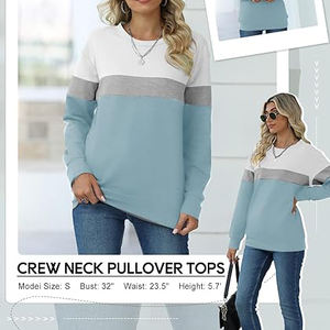 retro washed <b>vintage</b> <b>oversized</b> fleece heavy cotton loose fit streetwear comfy warm durable Women <b>Sweatshirts</b> relaxed - Product Image 4