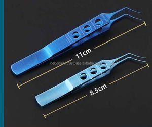 Pinzas de Microcirugía Oftálmica Manuales Reutilizables, Instrumento de Cirugía Ocular para Capsulorrexis, Herramienta de Oftalmología de Precisión, CE ISO - Product Image 6