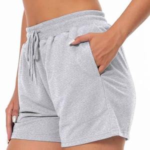 High Quality Custom Women's Summer Casual Fleece <b>Sweat</b> <b>Shorts</b> 100% Cotton Breathable and Vintage Style Wholesale Customizable - Product Image 3