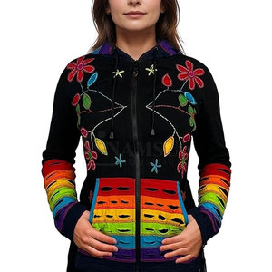 Long Sleeve Winter Women Embroidery Hoodies-Front Customized Colors & Logo Lined Eco-Friendly Quick Dry Wholesale - Product Image 1