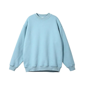 Suéter Oversize de Forro Polar con Cuello Redondo Pequeño y Bordado para Hombre/Mujer, Colección Invierno 2026 - Product Image 4