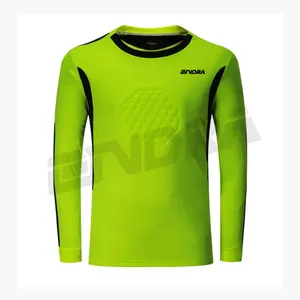 2023霓虹绿色守门员球衣足球守门员制服守门员球衣套装