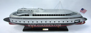 Gia Nhien Fabricant Conception personnalisée quantité minimale de commande bas MV KALAKALA FERRY MODÈLE DE BATEAU EN BOIS-MODÈLE DE BATEAU EN BOIS DE HAUTE QUALITÉ Fait à la main - Product Image 5