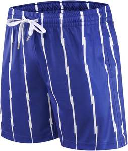 Usine En Gros Sur Mesure Graphique Imprimé Rétro Vintage Streetwear Double Mesh Basketball Shorts Avec Poche Nouveaux Designs2025 - Product Image 3