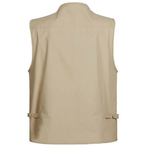 OEM Custom Multi Pocket Unisex Utility Vest Cotton Polyester Cargo Work Vest for Hiking Camping Fishing Waistcoats Clothing - Product Image 4