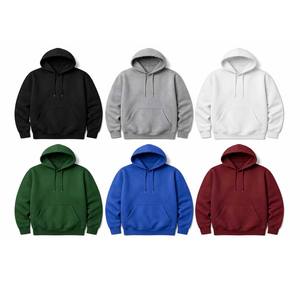 Sweat à capuche pour homme à manches longues de haute qualité, couleurs vierges sur mesure, vente directe d'usine, sweats à capuche pour homme - Product Image 2