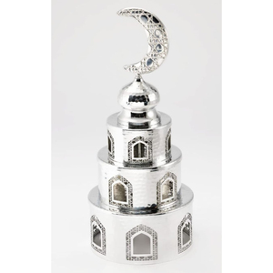 Decoración de pináculo de mezquita de acero inoxidable martillado decoraciones temáticas de Ramadán a precio de mayorista a precio asequible - Product Image 6