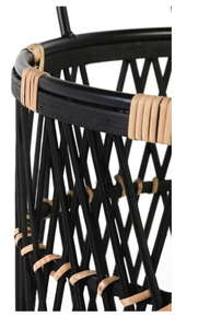 ตะกร้าหวายสานด้วยมือสไตล์วินเทจพร้อมฝาปิดตะกร้าหวายสไตล์โบฮีเมียนสำหรับบ้าน - Product Image 5