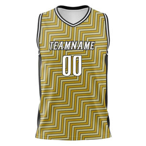 Diseño personalizado Retro sublimación Reversible Antibacteriano Impreso Baloncesto Adulto Uniforme Jersey Kit Set - Product Image 6