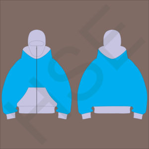 Sudadera con Capucha y Media Cremallera para Hombre, Chaqueta Casual con Capucha y Bolsillo, Cortavientos y Cálida - Product Image 2