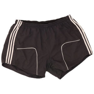 Short de rugby en polyester, couleur brun foncé, short de football de rugby, taille élastique, entrejambe de 3 pouces, short d'équipe de football de rugby - Product Image 1