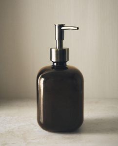 Distributeur de savon en métal intemporel, classique, en acier inoxydable, pompe à savon liquide rechargeable - Product Image 5