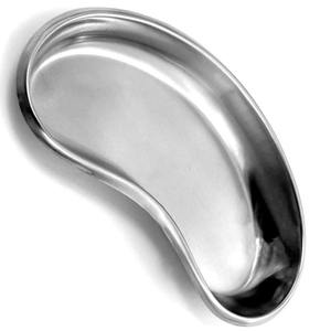 Bol à rein réutilisable en acier inoxydable Plateau à plat de forme incurvée dentaire, bol, plateaux à rein Plateaux à rein - Product Image 6