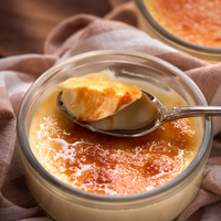 Poudre de crème brûlée Bosmos 1 kg - Poudre aromatisée pour bubble tea de Taïwan
