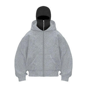 Sweat à capuche cagoule zippé pour homme, personnalisé, épais, haute qualité, avec impression numérique, collection 2026 - Product Image 4