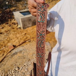 LW Real Handmade Tooled Aztec Leather <b>Tote</b> Bags Women Stylish Shopping Bag Elegant Vintage Style Perfect Accessory Leather Bags - Product Image 6