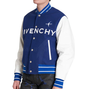 RAIEBA ENTERPRISES <b>Men's</b> Slim Fit Custom Logo Stand Collar Letterman Varsity Jacket 2026 Wool Breathable Best Seller Wholesale - Product Image 4
