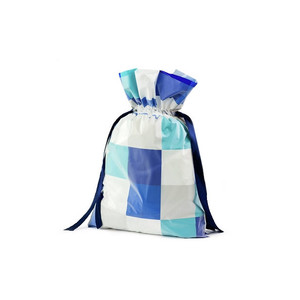 Bolsa de Regalo Resistente de Polipropileno Azul Cuadrada Martom, Tamaño Grande 40X56 - Product Image 1