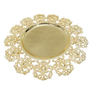 Assiette de présentation pour la restauration, mariage, anniversaire et fiançailles, équipement de restauration, service de restauration d'hôtel, assiette de présentation - Product Image 4