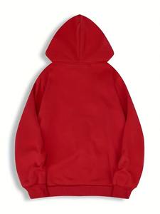 Sudadera de lana de algodón 100% para hombre, jersey de gran tamaño con cremallera cómoda, capucha con logotipo personalizado, diseño de hombro caído para invierno ODM - Product Image 2