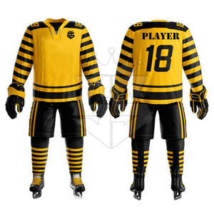 Mode Logo Personnalisé Sports D'équipe Uniforme De Hockey Sur Glace Prix De Gros Uniforme De Hockey Sur Glace - Product Image 1