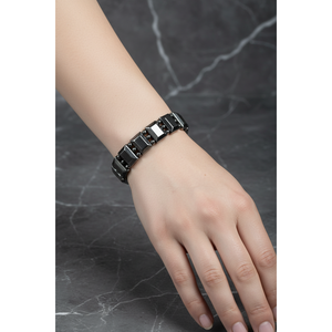 Bracciale in Ematite Naturale a Taglio Largo Design Personalizzato - Product Image 5
