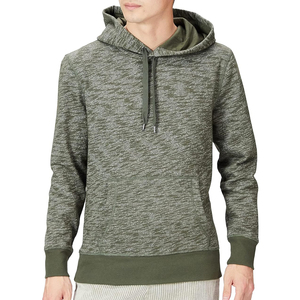 Sudadera con Capucha de Manga Larga para Hombre, Moda 2024, Alta Calidad, 100% Algodón, Estilo Urbano, Felpa, Color Liso, Bordada - Product Image 3