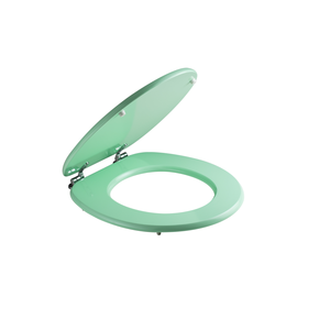 Koricini Sedile WC Universale Design Italiano Verde in MDF con Certificazione FSC Arredo Bagno - Product Image 3