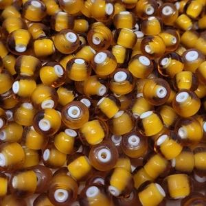 <b>White</b> Heart Color Light Blue 12 mm Frosted Glass Beads Box Assorted for Jewelry Making Fashion Crystal Lampwork Glass Beads - Product Image 3