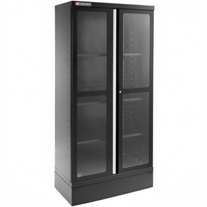 Armoire Facom de 2 m avec 2 portes en verre noir, armoires à outils - Product Image 2