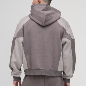 ชุดวอร์มโอเวอร์ไซส์สุดเทรนดี้ พิมพ์โลโก้ตามสั่ง สำหรับสตรีทแวร์ผู้ชาย ชุดวอร์มยอดนิยมสำหรับฤดูหนาว ระบายอากาศได้ดีที่นูรัก - Product Image 5