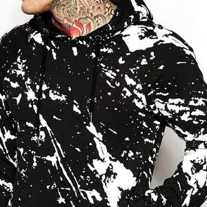 OEM Custom Logo Men's Heat-Transfer <b>Hoodie</b> Wholesale Short Sleeve for Winter Breathable Quick Dry Eco-Friendly Solid Fabric - Product Image 3