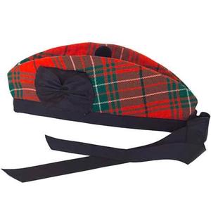 Boina de lana a cuadros con lazo negro y pompón, gorro de invierno unisex con diseño a cuadros, estilo inglés, 54-56 cm, para adultos - Product Image 5