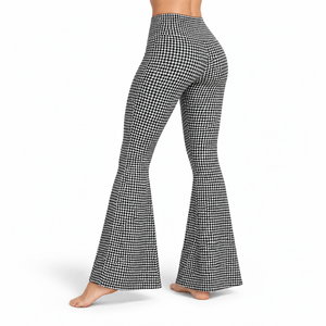 High Quality Bell Bottom <b>Legging</b> Features Stretch Fabric <b>Flared</b> Hem And Comfortable Fit For Fitness Training And Casual Fashion - Product Image 5