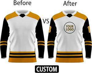 Le plus populaire concevez votre propre logo uniforme de hockey sur glace grande taille pour adulte - Product Image 3