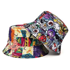 Sombreros de pescador personalizados con logotipo, sombreros de Sol de algodón suave para hombres y mujeres, sombreros de verano plegables y reversibles al por mayor - Product Image 2