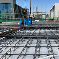 Plateforme de construction en treillis d'acier pour la construction de bâtiments de grande hauteur, plaque de pont rapide pour système de dalle en béton armé