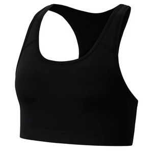 Soutien-gorge de sport sans armatures respirant fin et sans couture de haute qualité pour femmes Logo personnalisé Coupe Gym Entraînement Halter pour femmes - Product Image 3